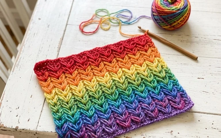 Easy Crochet Feather Stitch Pattern: Step-by-Step Guide