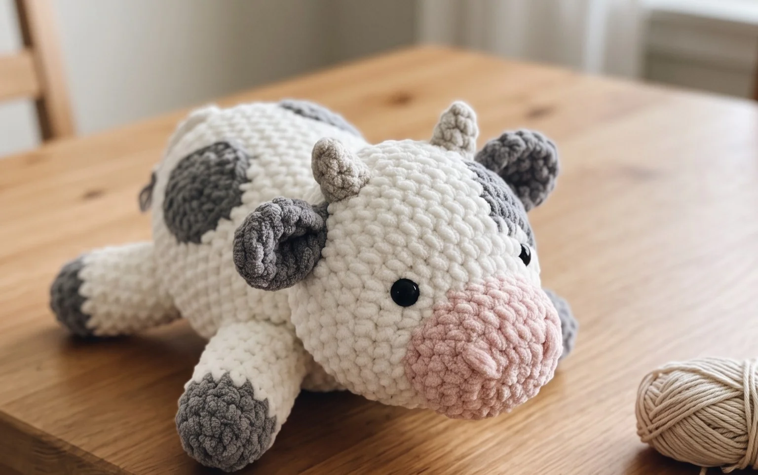 Super Soft Crochet Cow Free Pattern: Easy Step-by-Step
