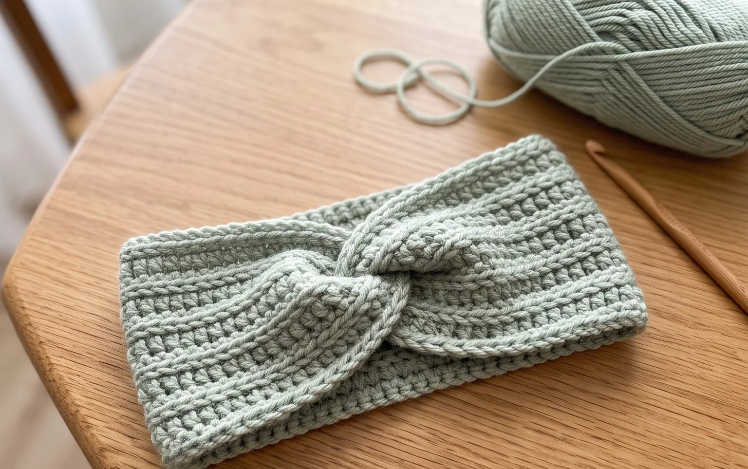 Easy Twist Crochet Headband: Free Step-by-Step Pattern