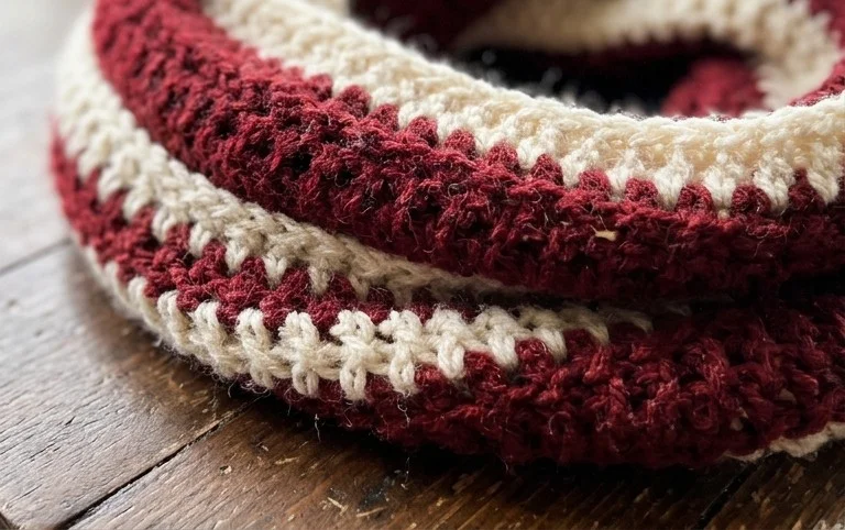 The Let It Snow CowlFree Crochet Pattern