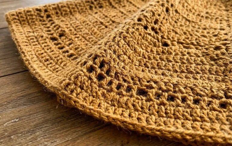 Golden Hour Cape – Free Crochet Pattern For Beginners - CJ Design Blog