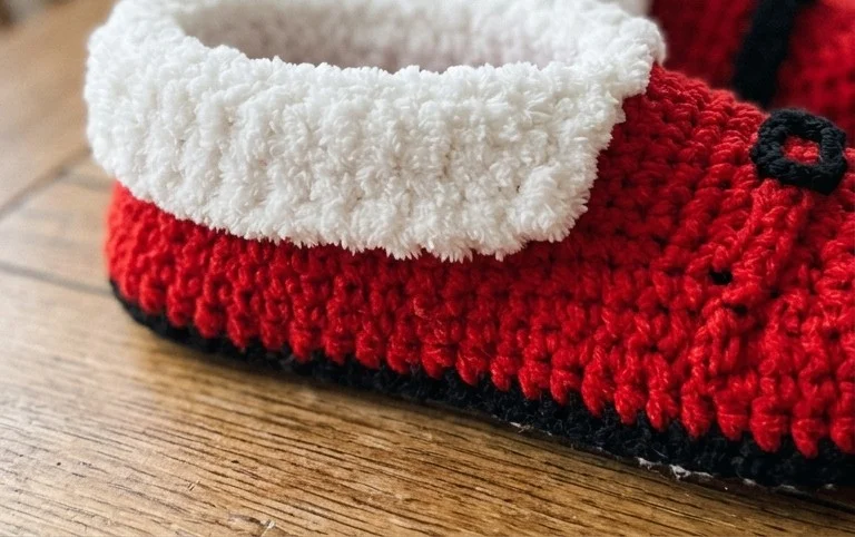 Free crochet pattern christmas shoes