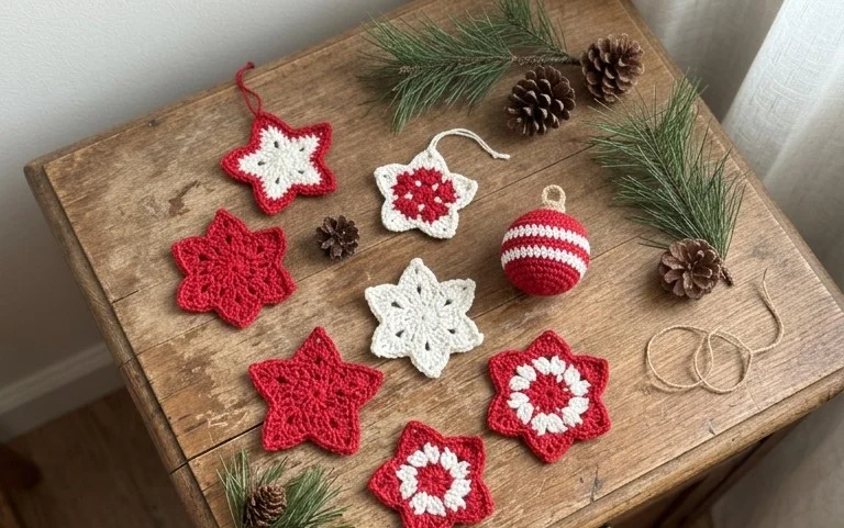 26 Free Easy Crochet Christmas Ornament Patterns to Try